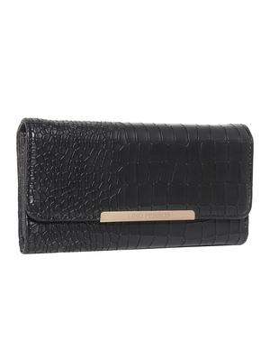 black leatherette (pu) regular purse - 15904949 - Standard Image - 4