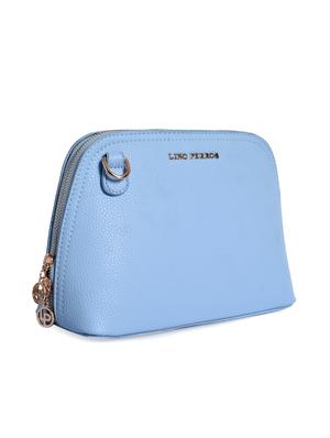 blue leatherette (pu) regular sling bag - 15905320 - Standard Image - 4
