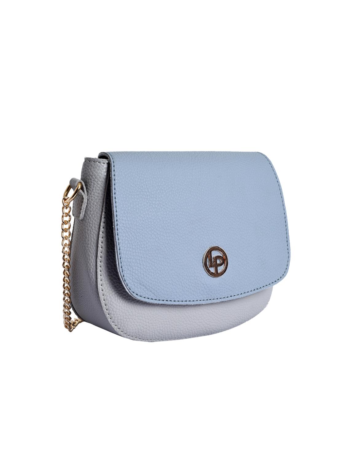 blue leatherette (pu) regular sling bag - 15905437 - Zoom Image - 4
