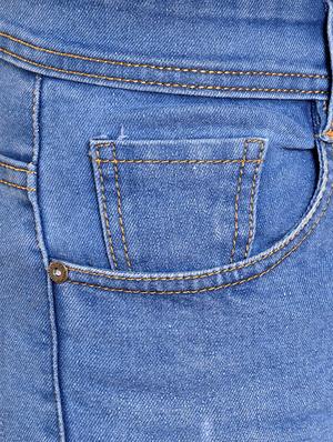 light blue denim ripped jeans - 15906557 - Standard Image - 4