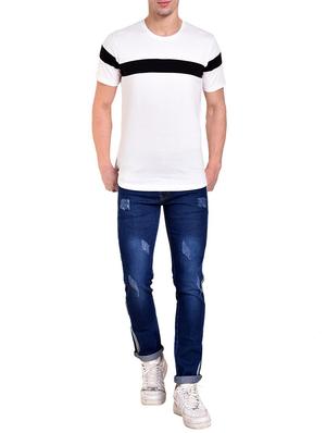 dark blue denim ripped jeans - 15906560 - Standard Image - 4