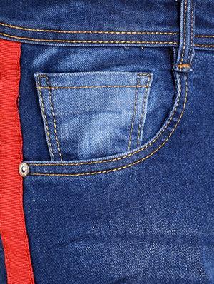 dark blue denim ripped jeans - 15906561 - Standard Image - 4