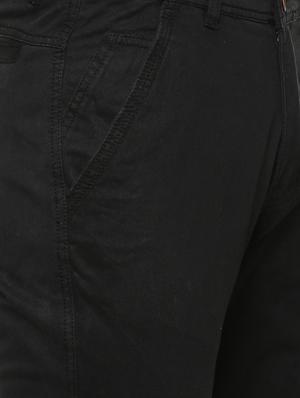 black cotton chinos - 15907108 - Standard Image - 4