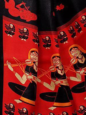multicolor printed saree combo (set of 2) with blouse - 15907641 - Standard Image - 4