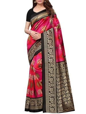 multicolor printed saree combo (set of 2) with blouse - 15907647 - Standard Image - 7