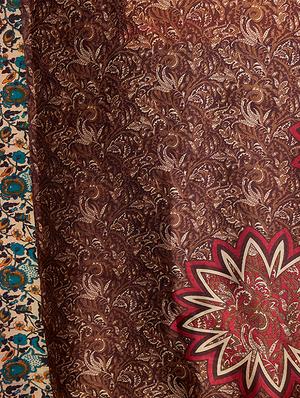 multicolor printed saree combo (set of 2) with blouse - 15907655 - Standard Image - 4