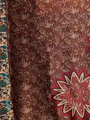 multicolor printed saree combo (set of 2) with blouse - 15907656 - Standard Image - 4