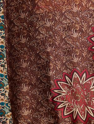 multicolor printed saree combo (set of 2) with blouse - 15907661 - Standard Image - 4