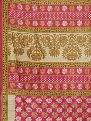 multicolor printed saree combo (set of 2) with blouse - 15907662 - Standard Image - 4