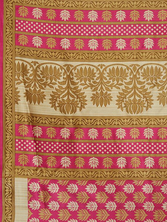 multicolor printed saree combo (set of 2) with blouse - 15907664 - Zoom Image - 4