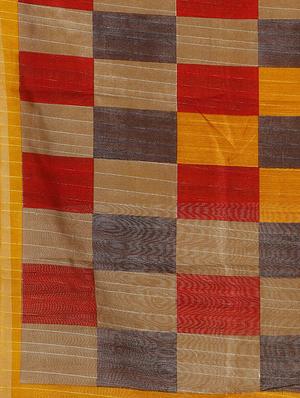 mustard printed saree combo (set of 2) with blouse - 15907672 - Standard Image - 4