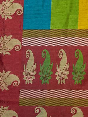 multicolor printed saree combo (set of 2) with blouse - 15907677 - Standard Image - 4