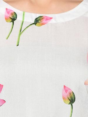 a-line digital print kurta - 15907799 - Standard Image - 4