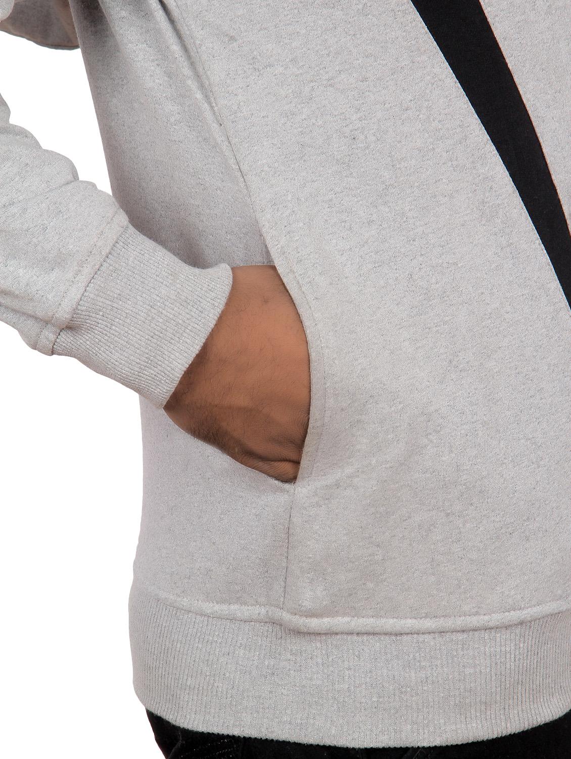 grey fleece sweatshirt - 15908333 - Zoom Image - 4