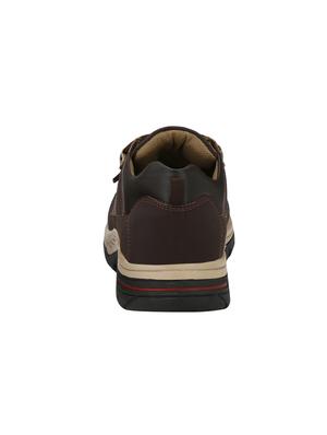 brown leatherette lace up boots - 15908587 - Standard Image - 4