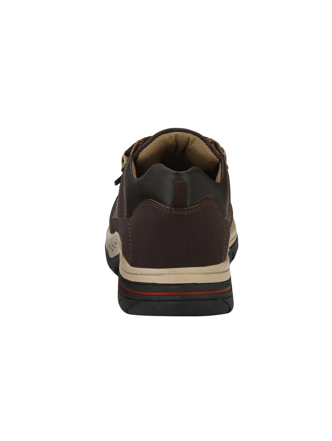 brown leatherette lace up boots - 15908587 - Zoom Image - 4