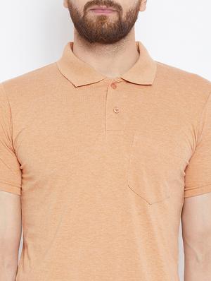 beige cotton pocket t-shirt - 15910028 - Standard Image - 4