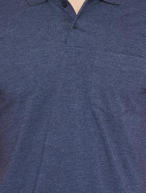 blue cotton pocket t-shirt - 15910030 - Standard Image - 4