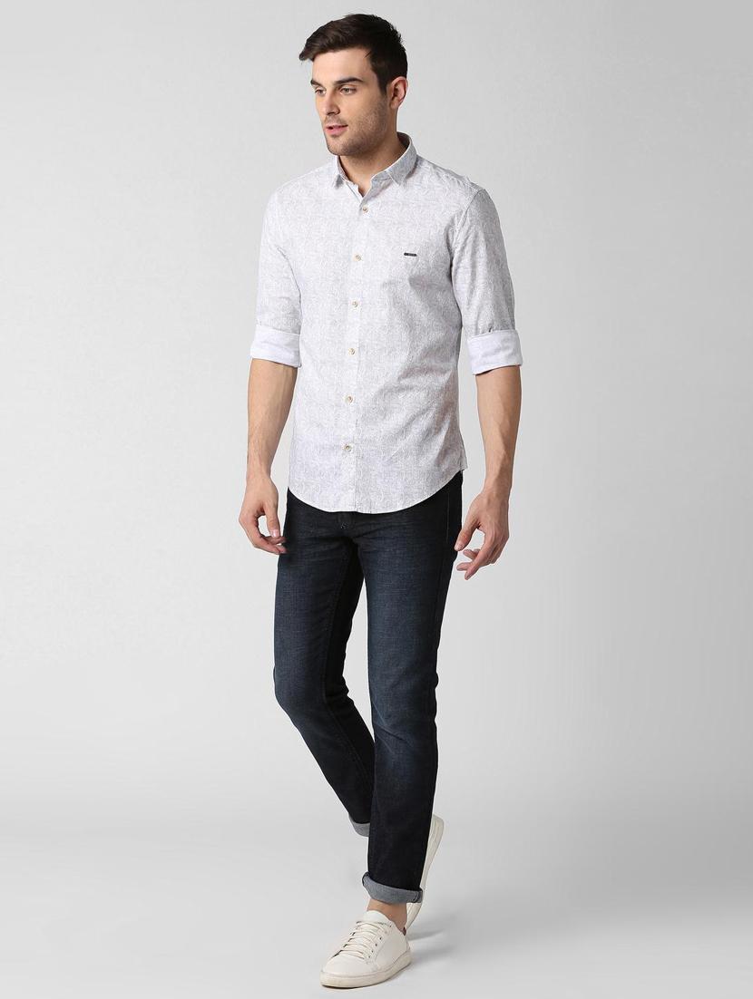 white printed casual shirt - 15910548 - Zoom Image - 4