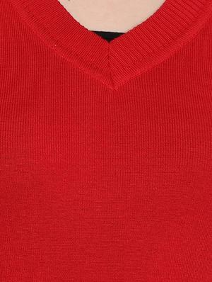 embellished sleeved ribbed edge pullover - 15911030 - Standard Image - 4
