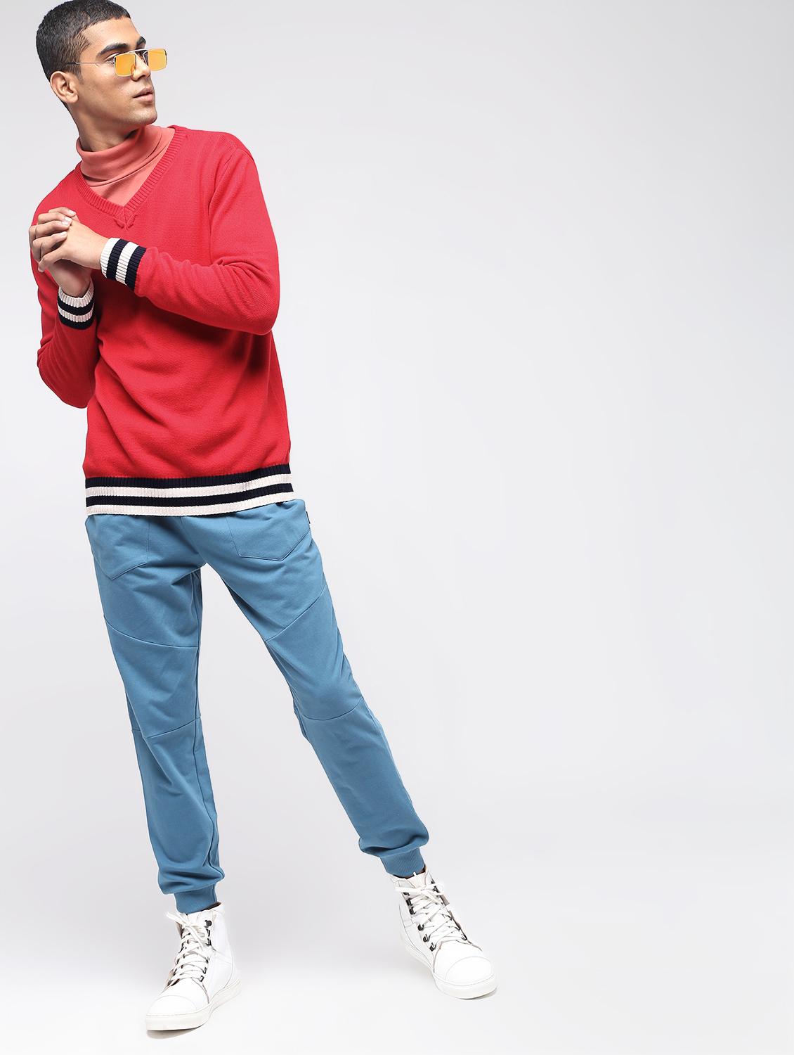 red cotton pullover - 15911386 - Zoom Image - 4