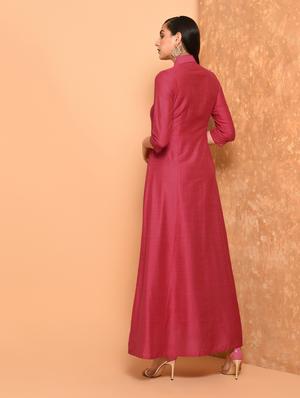 a-line solid dress - 15912283 - Standard Image - 4