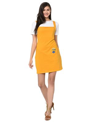 quirky patch pinafore dress with tee - 15914022 - Standard Image - 4