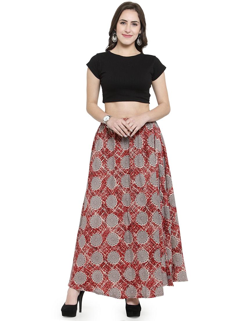 mid waist long skirt - 15914543 - Zoom Image - 4
