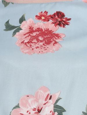floral bell sleeved maxi dress - 15915988 - Standard Image - 4