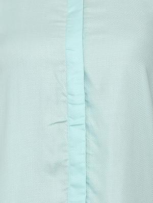 ice blue pleated back shirt - 15917950 - Standard Image - 4