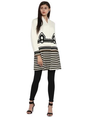 v-neck striped tunic - 15919514 - Standard Image - 4