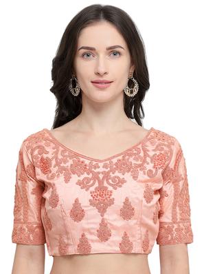Tonal embroidered a-line lehenga - 15919852 - Standard Image - 4