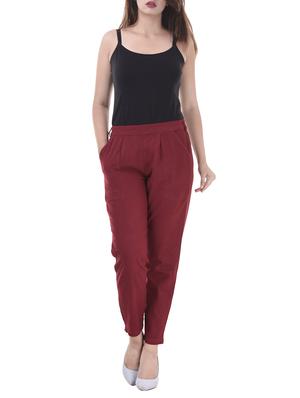 pleated front cigarette pants - 15920812 - Standard Image - 4