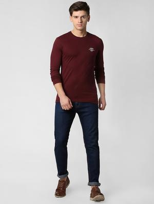 blue cotton blend plain jeans - 15922068 - Standard Image - 4