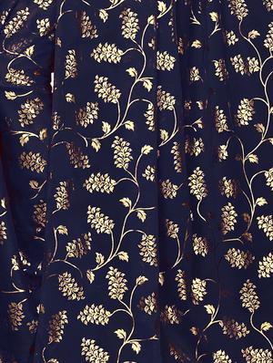 floral printed saree with blouse - 15923440 - Standard Image - 4