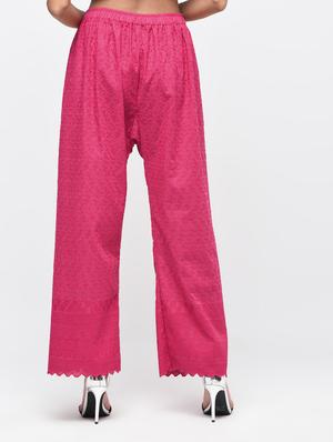 chikenkari embroidered palazzo - 15923482 - Standard Image - 4