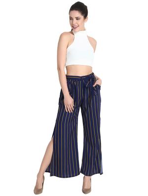 side slit striped palazzo - 15923493 - Standard Image - 4