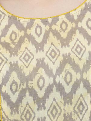 printed straight kurta with pockets - 15924304 - Standard Image - 4