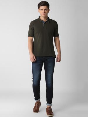 blue cotton blend light washed jeans - 15924813 - Standard Image - 4