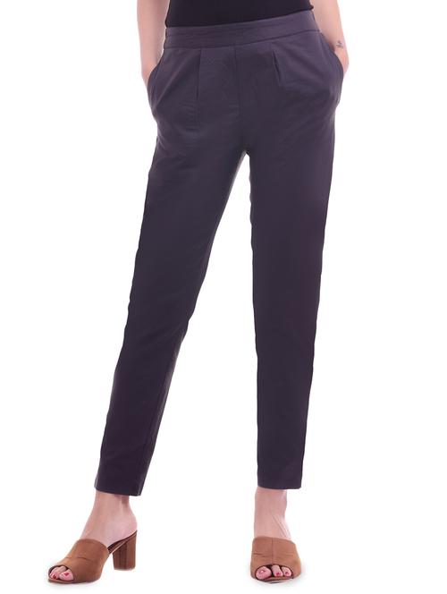 elasticated waist pleated trouser - 15925552 - Standard Image - 1