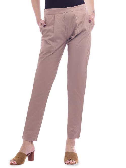 elasticated waist pleated trouser - 15925554 - Standard Image - 1