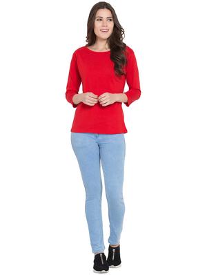 round neck solid tee - 15926371 - Standard Image - 4