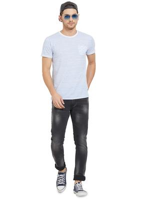 black cotton washed jeans - 15926665 - Standard Image - 4