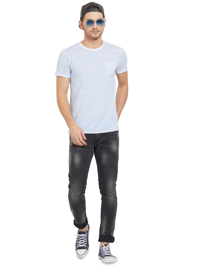 black cotton washed jeans - 15926665 - Zoom Image - 4
