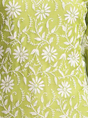 chikankari straight kurta - 15926900 - Standard Image - 4