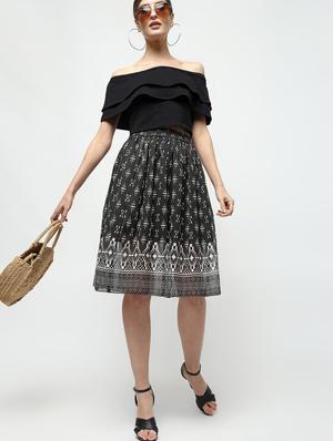 high rise a-line skirt - 15928112 - Standard Image - 4