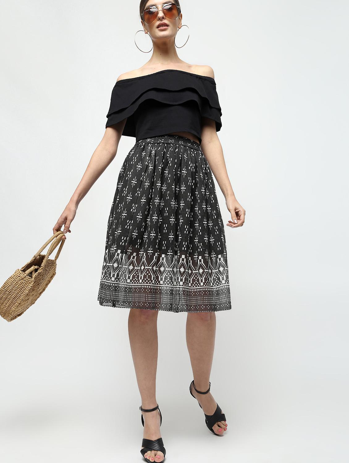 high rise a-line skirt - 15928112 - Zoom Image - 4