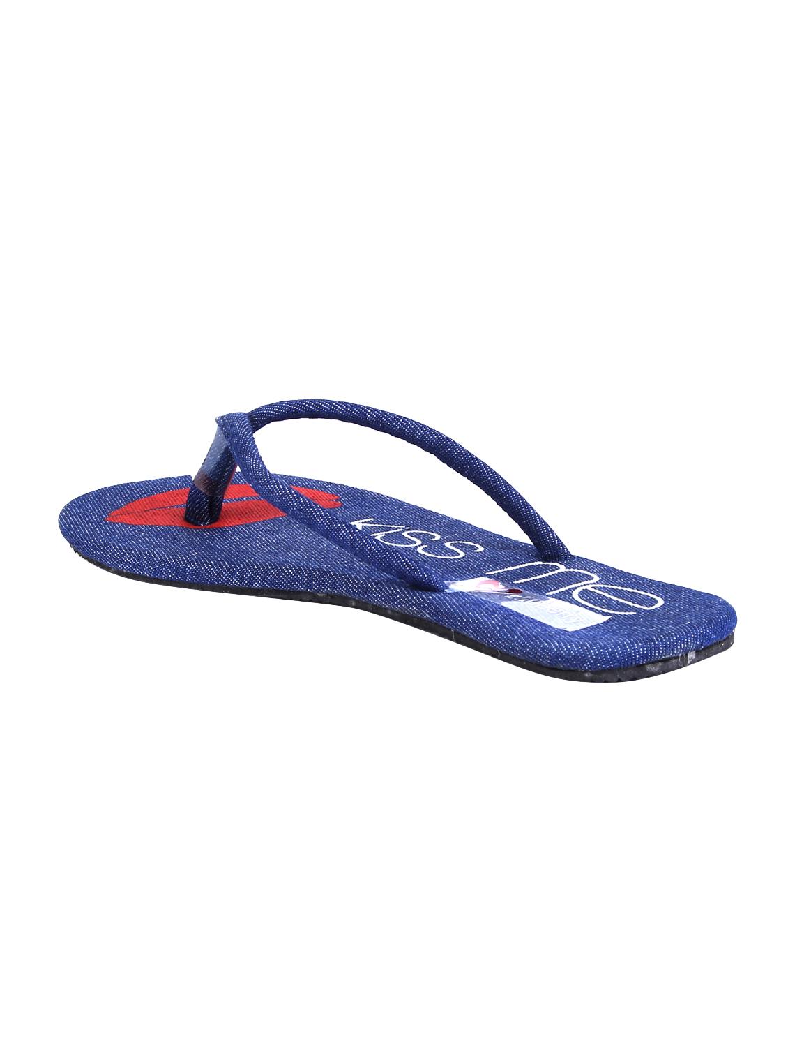 navy toe separator flip flops - 15928268 - Zoom Image - 4