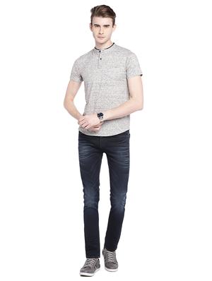 blue cotton washed jeans - 15930478 - Standard Image - 4