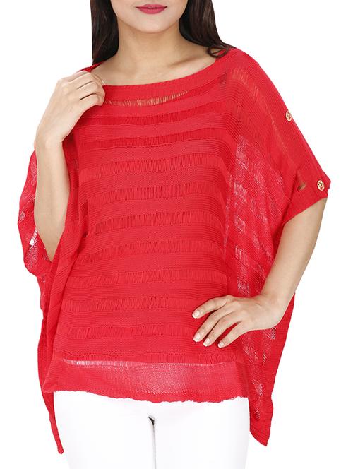 button detail knitted top - 15931460 - Standard Image - 1